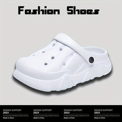 Men's Lightweight Comfy Clogs Hollow Out Non Slip Garden Shoes