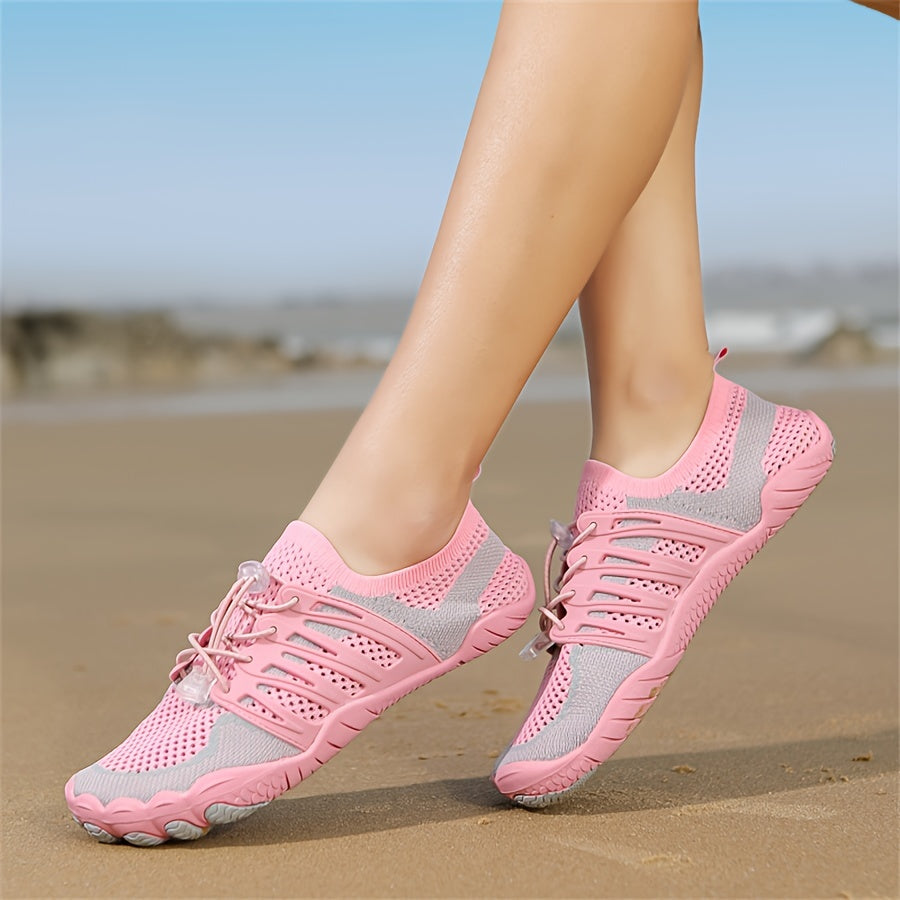Women's Mesh Breathable Water Shoes Quick Drying Anti cut Beach Shoes