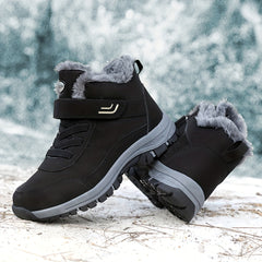Women's Fleece Waterproof Snow Boots Warm Cotton Shoes