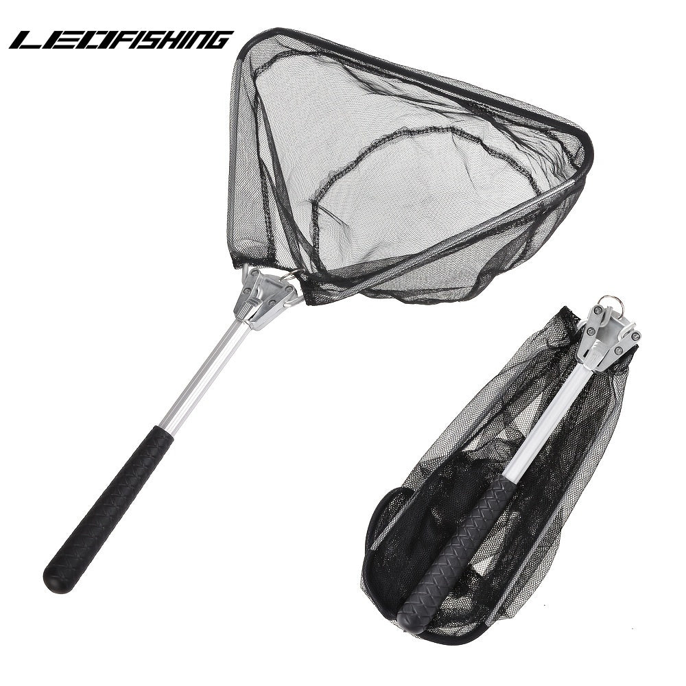 LEOFISHING Folding Fishing Landing Net 5 91FT 7 87FT Pole Handle