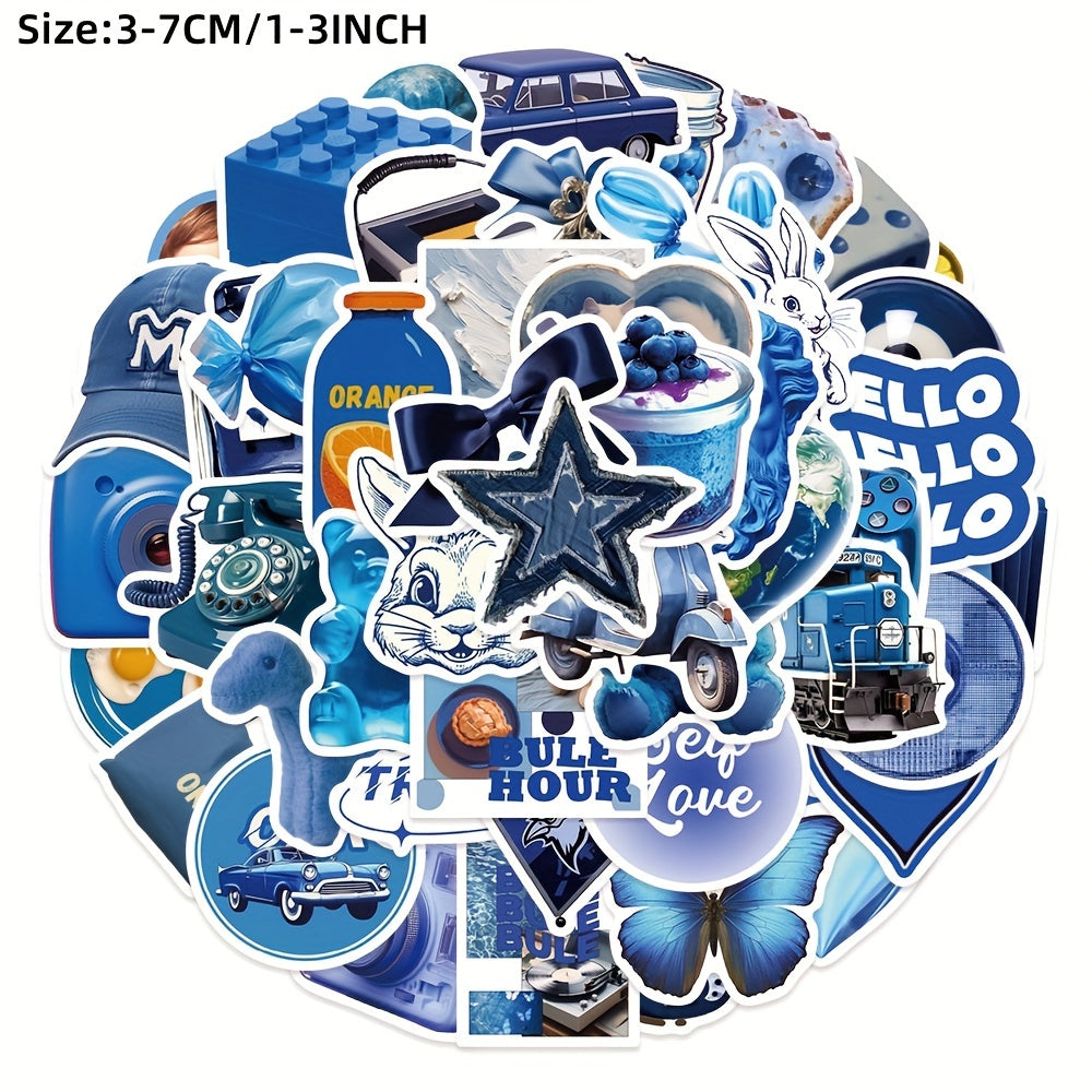 50pcs Dark Series Graffiti Stickers for DIY Decoration, Waterproof Sticker Pack