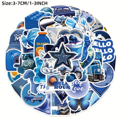 50pcs Dark Series Graffiti Stickers for DIY Decoration, Waterproof Sticker Pack