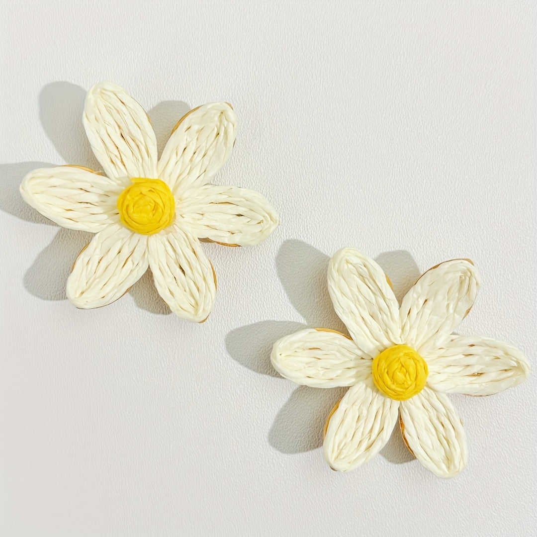 Flower Shirt Button Set - No Sewing Required - Brass Base Decorative Buttons
