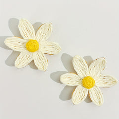 Flower Shirt Button Set - No Sewing Required - Brass Base Decorative Buttons