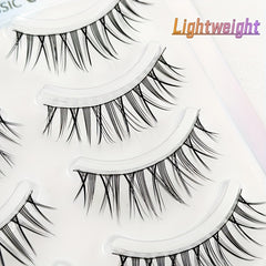 5 Pairs Little Devil Cosplay Faux Mink Lashes Natural Wispy Eyelash Extension