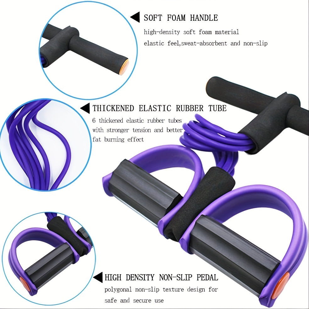 Multifunctional Pedal Puller Fitness Resistance Tensioner for Workout