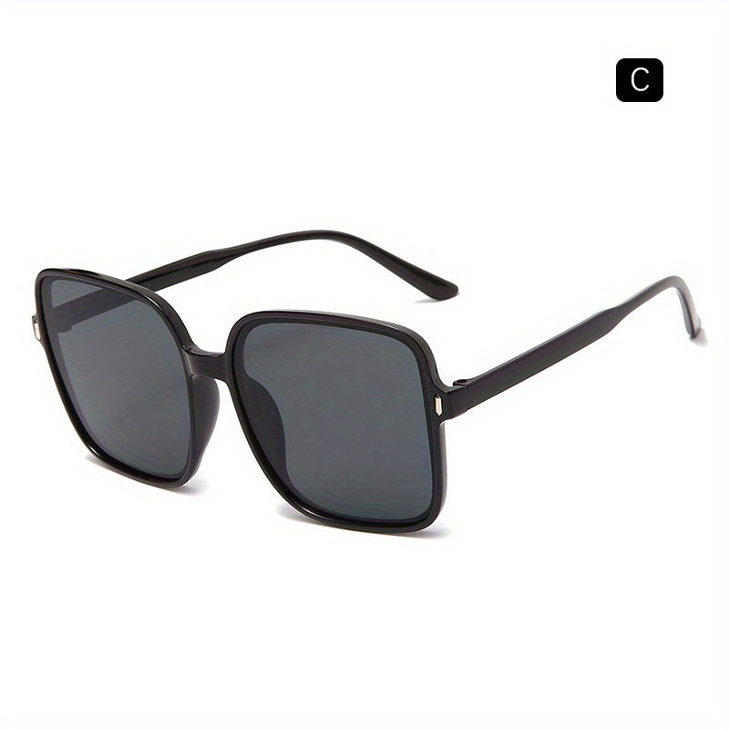 Men's Large Square Sunglasses UV Resistant for Beach Photography