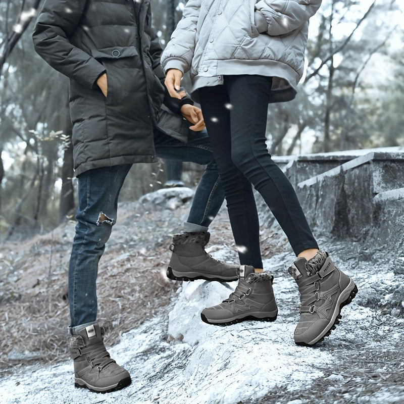 Men's Snow Boots Thermal Windproof Hiking Shoes