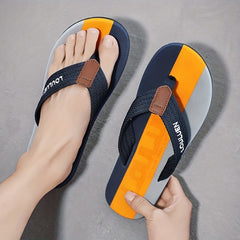 Men's Block Thong Sandals Non Slip Flip-flops