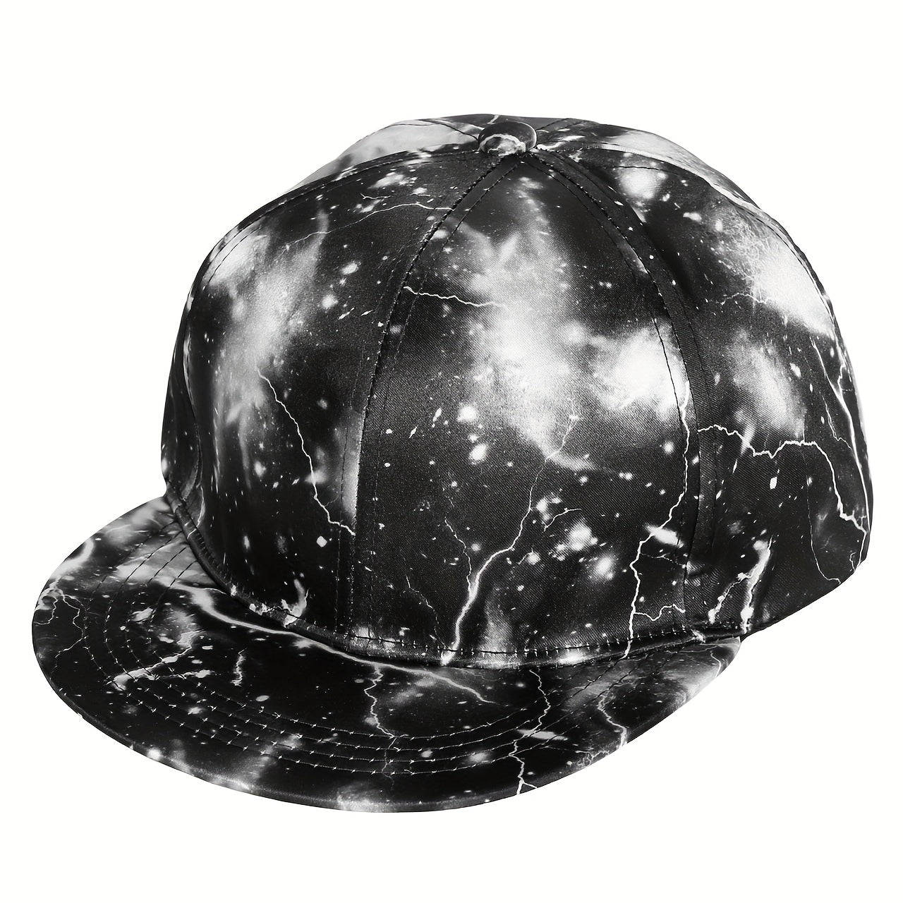 Lightning Pattern Snapback Cap Sun Protection Hip hop Cap