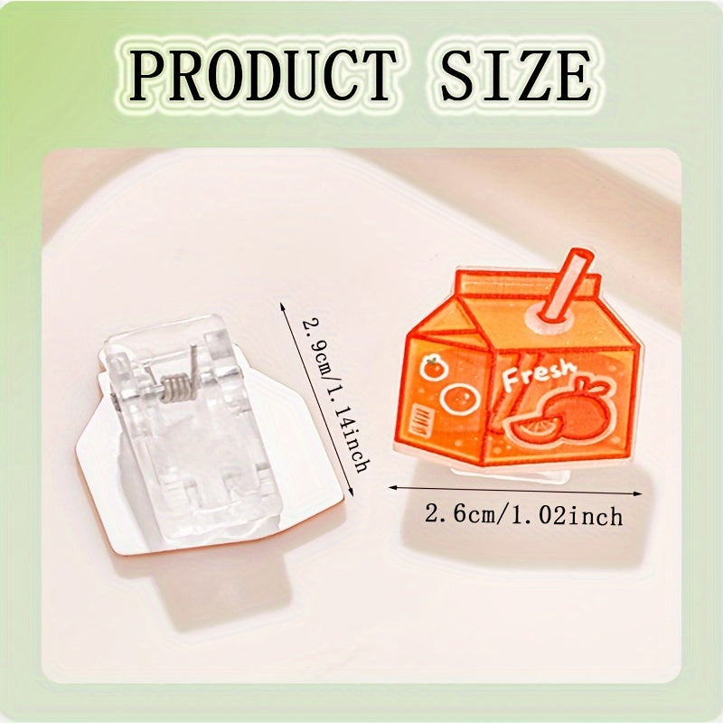 10pcs Paper Clips Binder Clip Snack Bag Sealing Clips Drink Bottle Folder