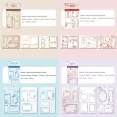 Vintage Tear Off Notepads 30 Pages Each for Journal Writing