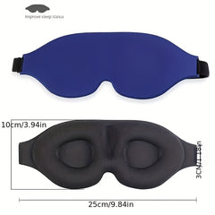 Soft Blackout Sleep Eye Mask Comfortable Breathable Blindfold