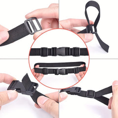 6pcs Quick Release Buckle Adjustable Plastic Clip Snap Replacement