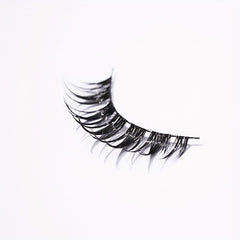 Thick Long Tip Tail False Eyelashes 7 Pairs 18mm Natural Lightweight