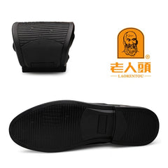Men's Low Heel Chelsea Boots Casual Slip on Walking Shoes