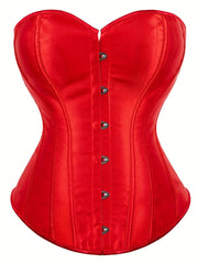 Strapless Corset Bustier Tummy Control Lace Up Slimmer Body Shaper Women's Linge
