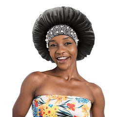 Rhinestone Bonnet Sleeping Caps Women Night Caps Hair Wraps Hair Accessories