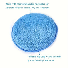3pcs Ultra Fine Fiber Wax Foam Car Wax Pad