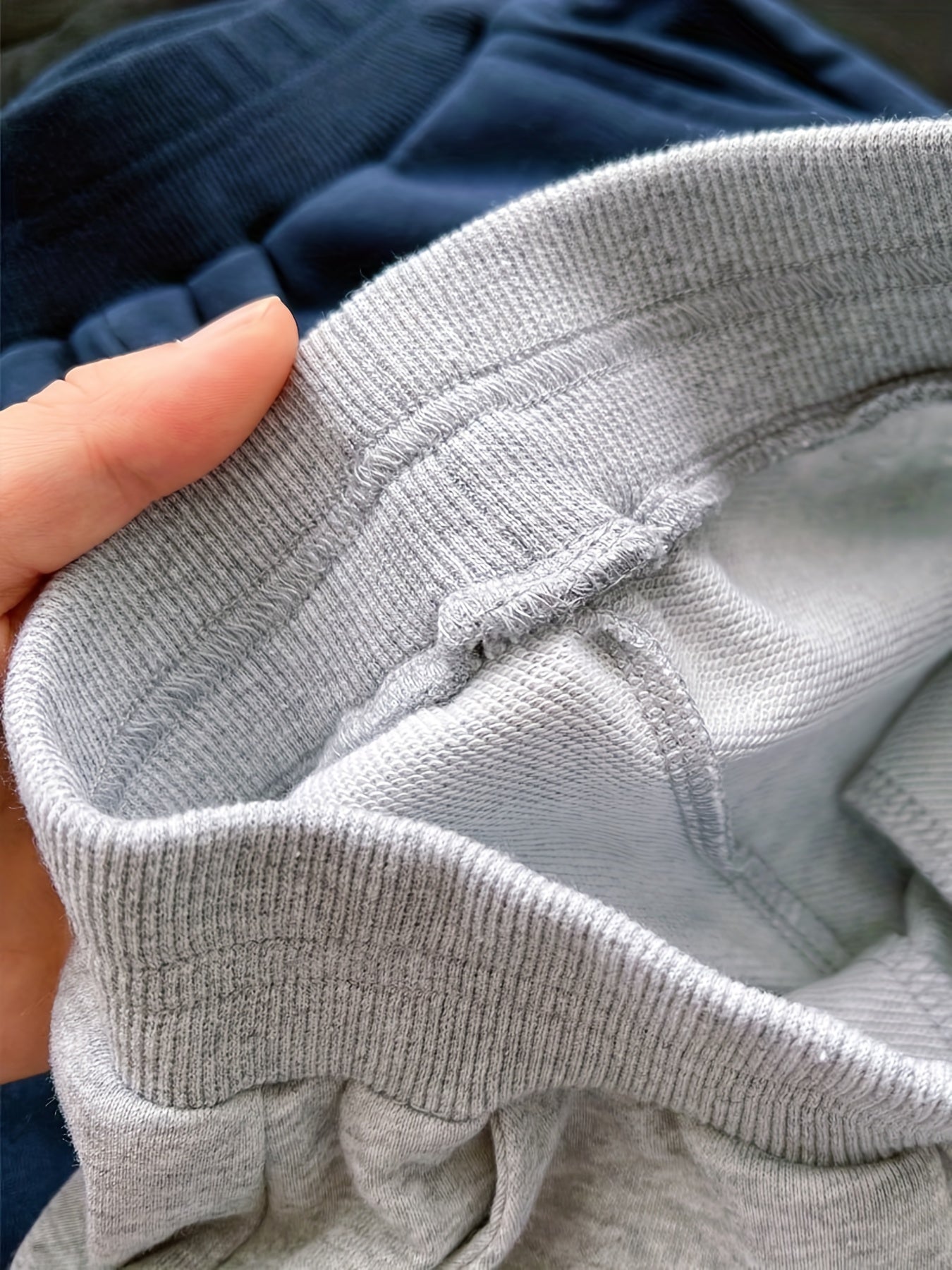3pcs Boys Solid Cotton Jogger Sweatpants