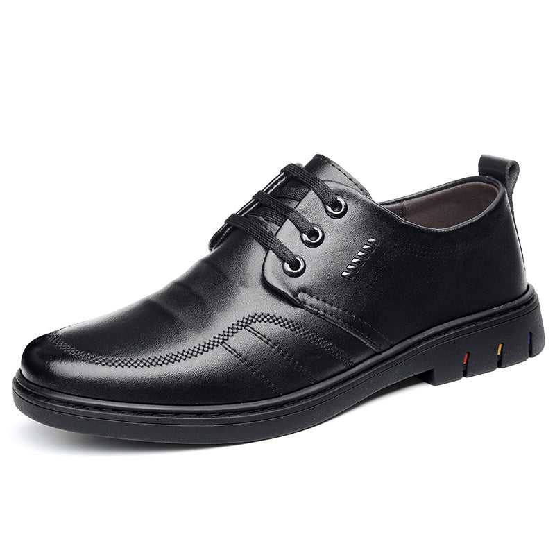 Men's Leather Derby Shoes Lace Up Business Formal