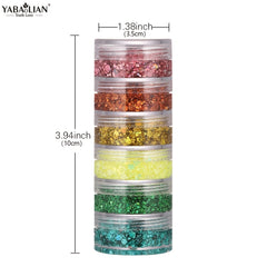 6 Layer Glitter Gel Kit for Halloween Makeup