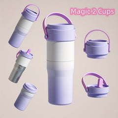 22oz Stainless Steel Insulated Water Bottle Leakproof for Sports Travel Camping