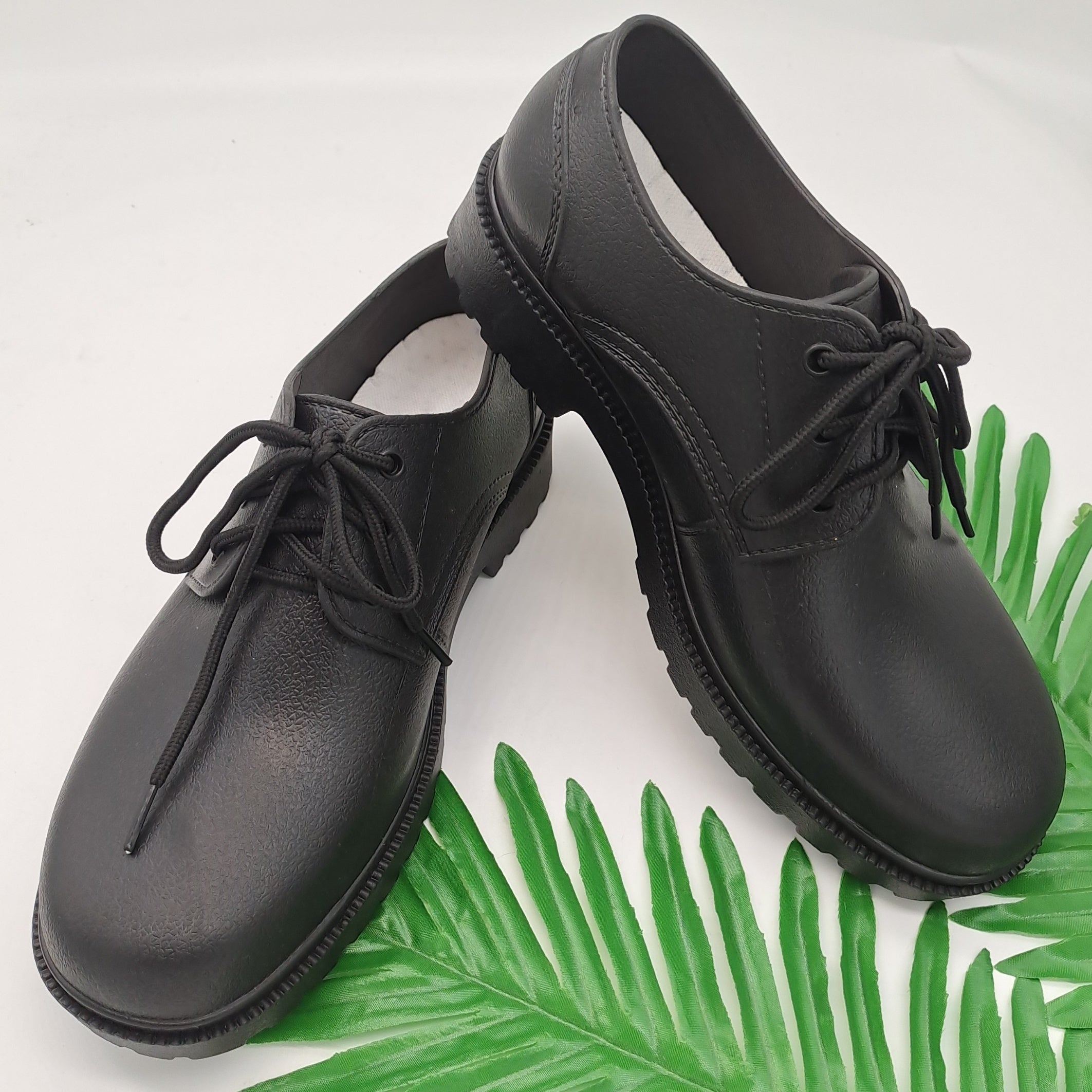 Men's Round Toe Derby Shoes Lace up Front Dress Shoes