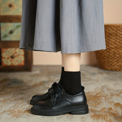 Women's Lace Up Oxfords Comfortable Plain Toe Shoes