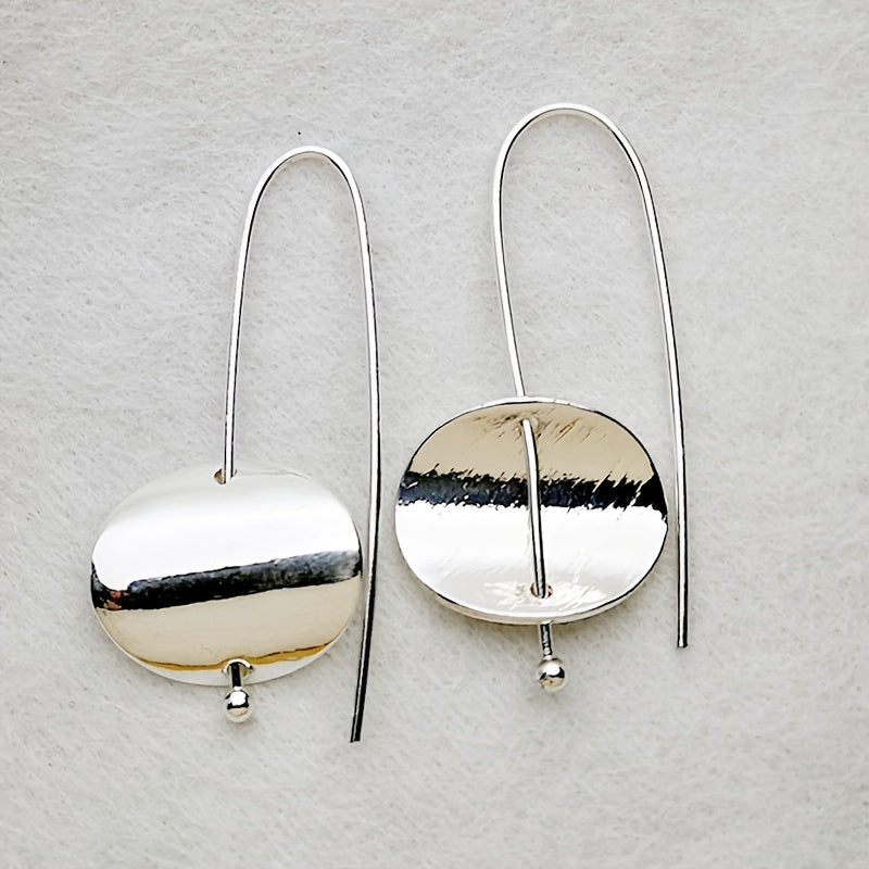 Vintage Drop Earrings 925 Silver Plated for Women