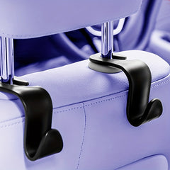 2pcs Car Seat Back Hook Hidden Hook Car Hanging Item Hook Headrest Seat Back