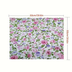 8pcs Multicolor Patchwork Cotton Fabric Sewing Quilting Material DIY Craft