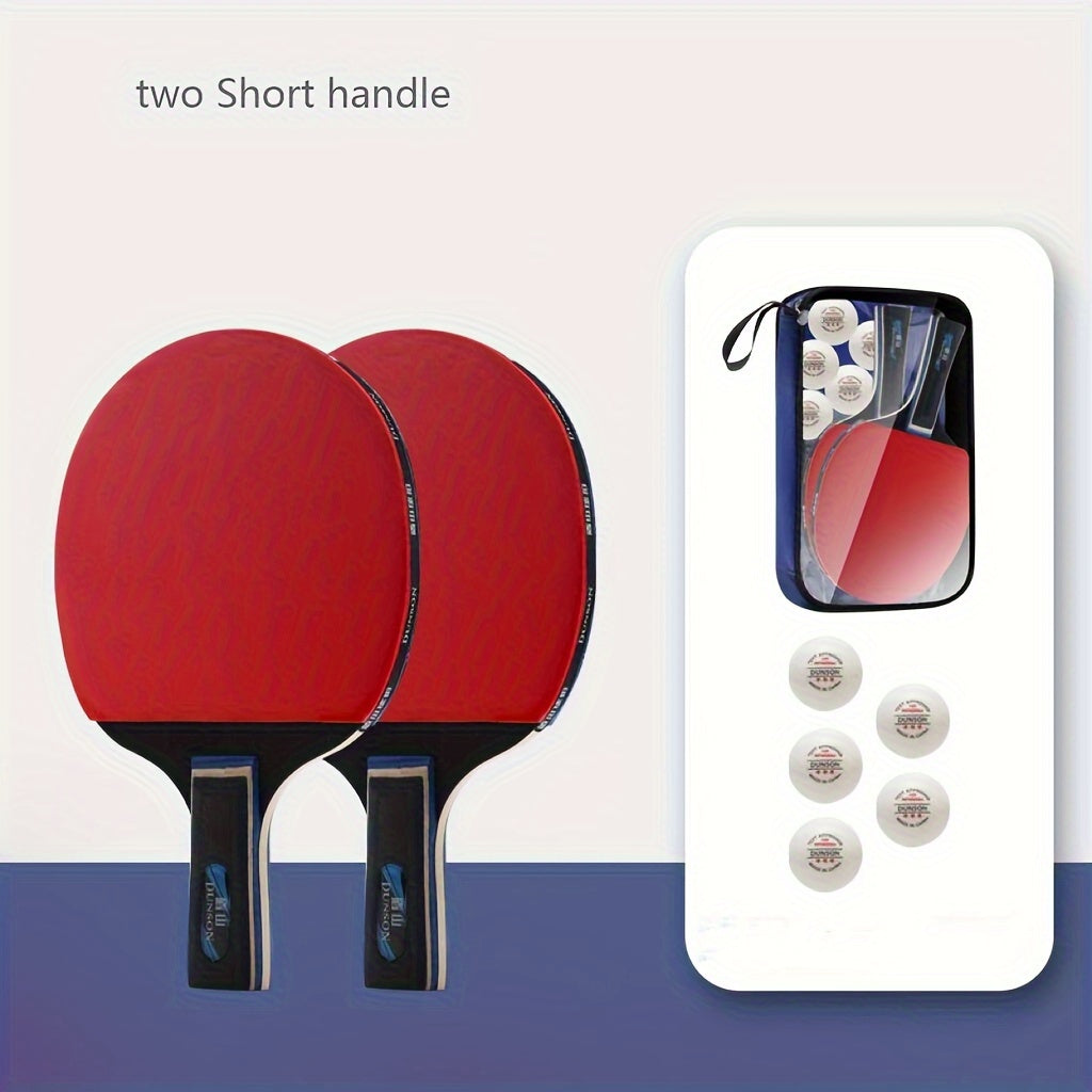 2pcs Beginner Table Tennis Rackets For Training