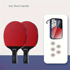 2pcs Beginner Table Tennis Rackets For Training
