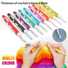 Ergonomic Crochet Hook Set Knitting Needle Sewing Accessory