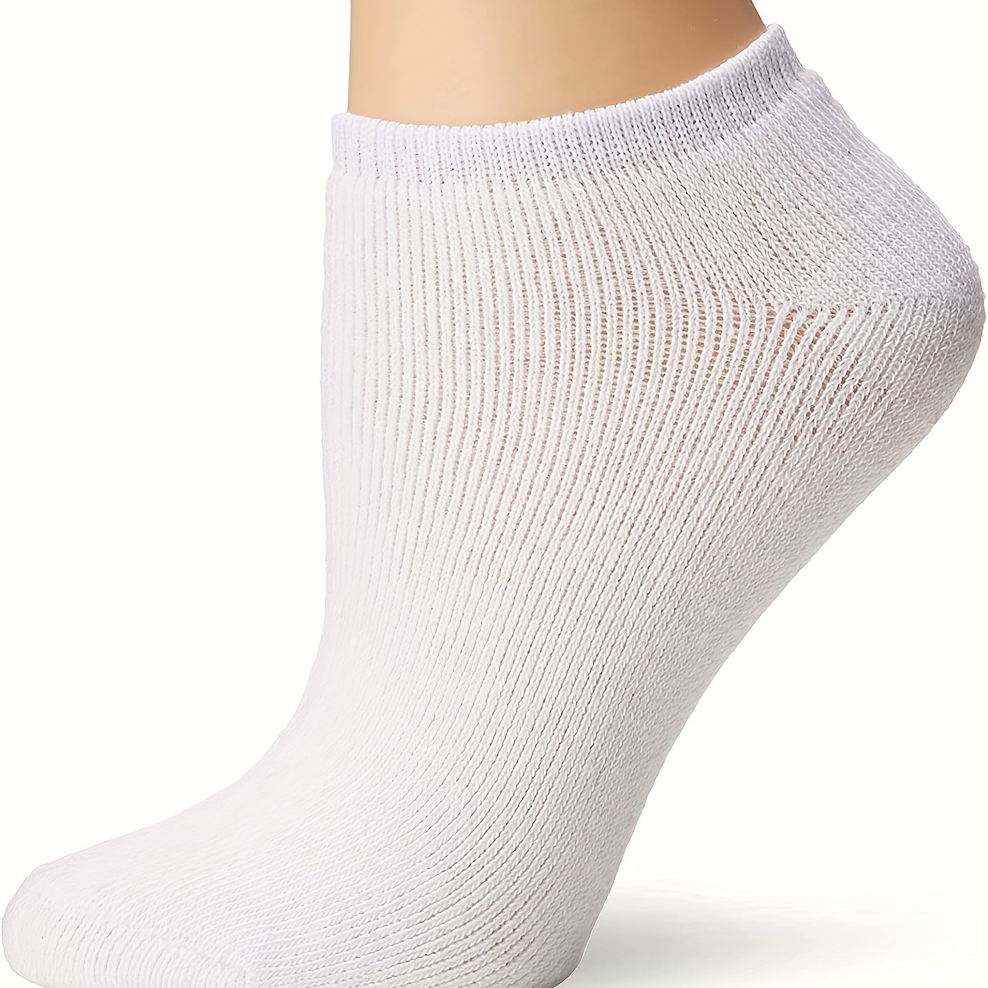 Men's Solid Liner Anklets Socks Soft & Breathable Sweat Absorbent Outdoor Socks