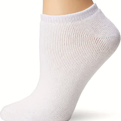 Men's Solid Liner Anklets Socks Soft & Breathable Sweat Absorbent Outdoor Socks