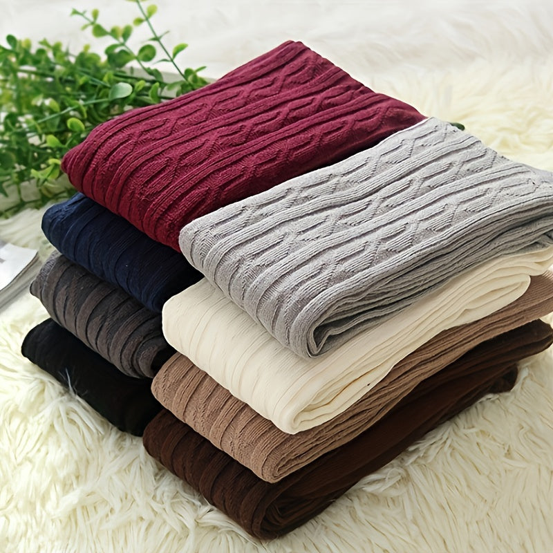 Warm Thigh High Socks Women's Stockings Over The Knee