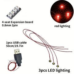 5pcs Model Making Lighting Mini Lights DIY Lighting Kit for Building Models