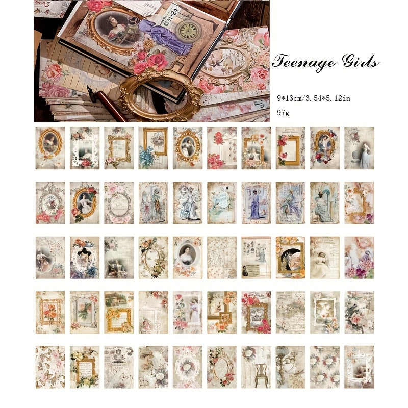 Retro Lace Style Bottoming Hand Account Book Material Paper Book Note Book Set