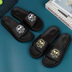 Men's Graphic Print Slides Non Slip Slippers