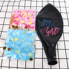 Gender Reveal Balloons 91 Latex Balloon with Confetti Baby Shower Party Decor