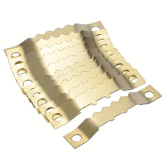 100pcs 45 8mm Golden Saw Tooth Hangers Canvas Picture Frame Hooks Screws