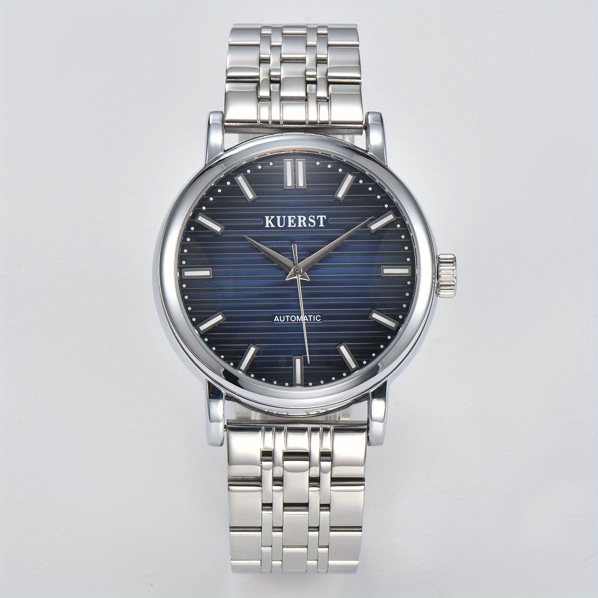 KUERST Steel Belt Auto Mechanical Watch Night Glow Classic
