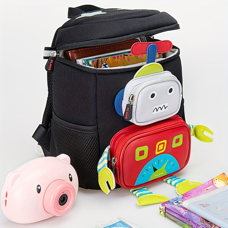 3D Robot Kindergarten Kids Backpack for Boys Girls