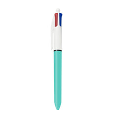 Stylish 4 Ballpoint Pens 1.0mm 4 Colors In 1 Set