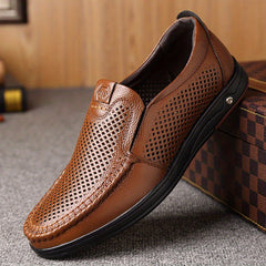 Men's Superfine Fiber Loafers Slip On Dress Shoes