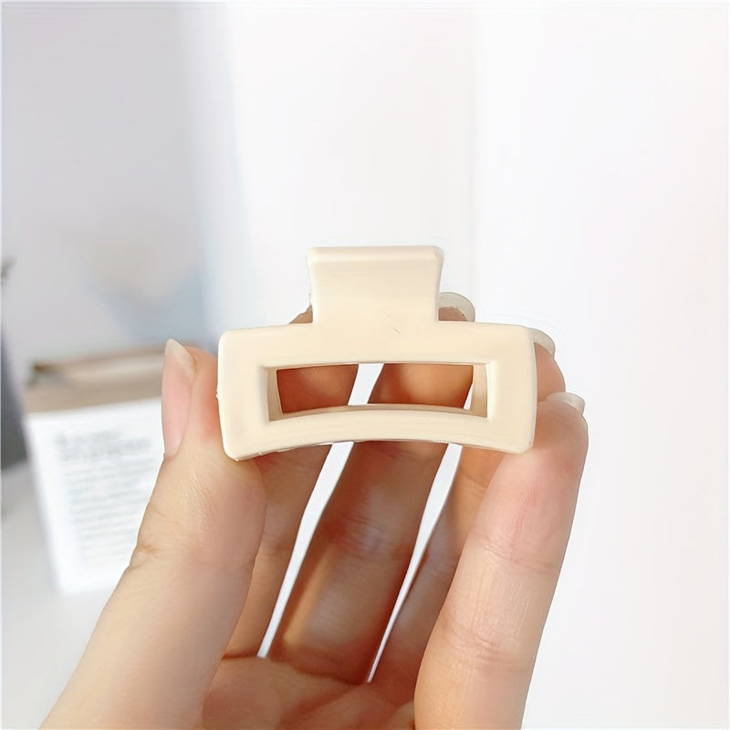 Small Rectangle Hair Clip High Ponytail Fixed Artifact Top Clip