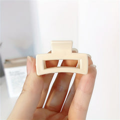 Small Rectangle Hair Clip High Ponytail Fixed Artifact Top Clip