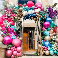 150pcs Metallic Balloons Assorted Colors Latex Balloons Wedding Birthday